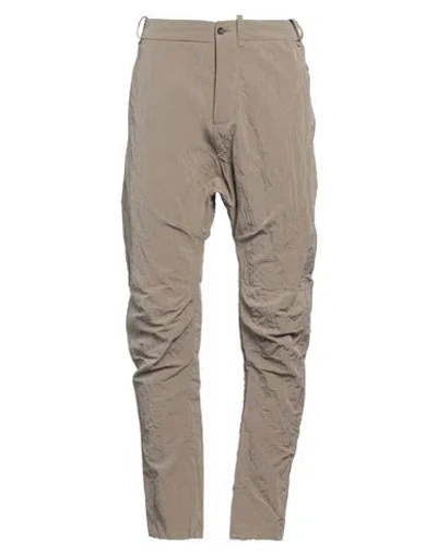 Masnada Man Pants Khaki Size 38 Cotton, Linen, Metal In Beige