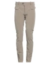 Masnada Man Pants Khaki Size 38 Cotton, Linen, Metal In Beige
