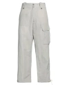 Masnada Man Pants Light Grey Size 32 Cotton, Linen, Metal
