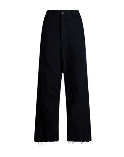 Masnada Man Pants Midnight Blue Size 32 Wool, Cotton, Metal