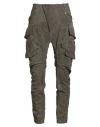 Masnada Man Pants Military Green Size 32 Cotton, Elastane In Brown