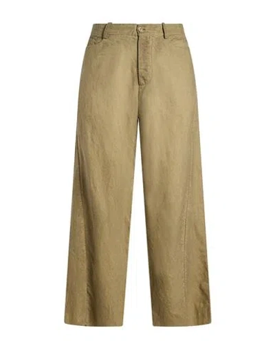Masnada Man Pants Military Green Size 32 Wool, Cotton, Metal