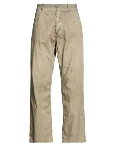 Masnada Man Pants Military Green Size 34 Cotton, Elastane In Neutral