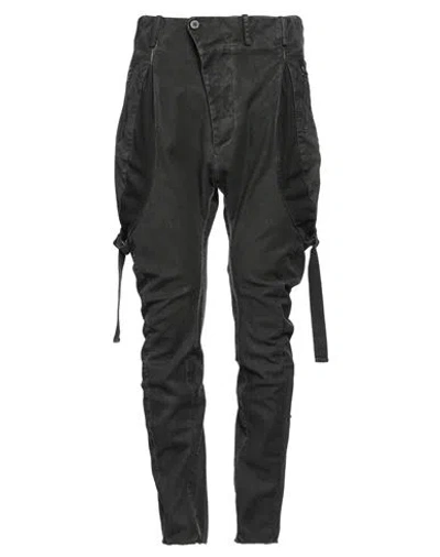 Masnada Man Pants Charcoal Size 32 Cotton, Elastane In Grey