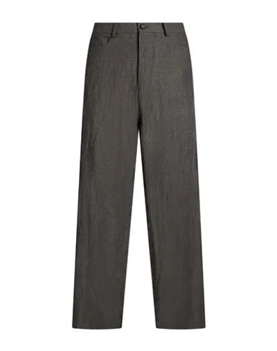 Masnada Man Pants Taupe Size 32 Wool, Cotton, Metal In Grey