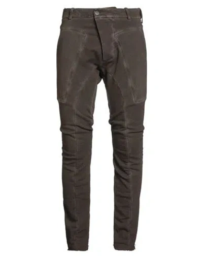Masnada Man Pants Taupe Size 34 Cotton In Brown
