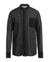 Masnada Man Shirt Black Size 40 Cotton
