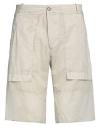 Masnada Man Shorts & Bermuda Shorts Cream Size 34 Cotton In White