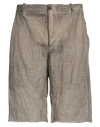 Masnada Man Shorts & Bermuda Shorts Khaki Size 32 Linen In Beige
