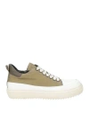 Masnada Man Sneakers White Size 9 Textile Fibers In Multi