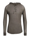 Masnada Man Sweater Dark Green Size 38 Linen, Elastane