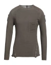 Masnada Man Sweater Dark Green Size L Cotton