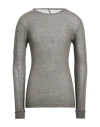 Masnada Man Sweater Khaki Size 40 Linen, Elastane In Beige