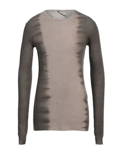 Masnada Man Sweater Khaki Size M Cotton In Beige