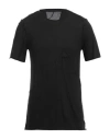 Masnada Man T-shirt Black Size 40 Cotton