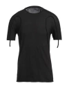 Masnada Man T-shirt Black Size 44 Cotton