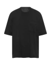 Masnada Man T-shirt Black Size 44 Cotton