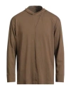 Masnada Man T-shirt Khaki Size 44 Cotton In Brown