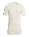 Masnada Man T-shirt Light Grey Size 46 Cotton