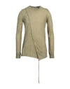 Masnada Man T-shirt Military Green Size 40 Cotton