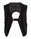 Masnada Man Tailored Vest Black Size 40 Linen