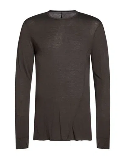 Masnada Man T-shirt Charcoal Size 42 Viscose, Polyamide, Cashmere In Gray