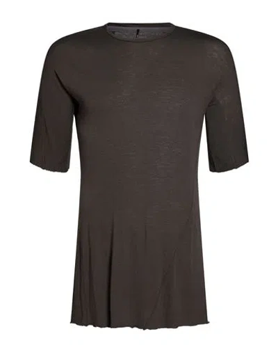 Masnada Man T-shirt Charcoal Size 42 Viscose, Polyamide, Cashmere In Gray