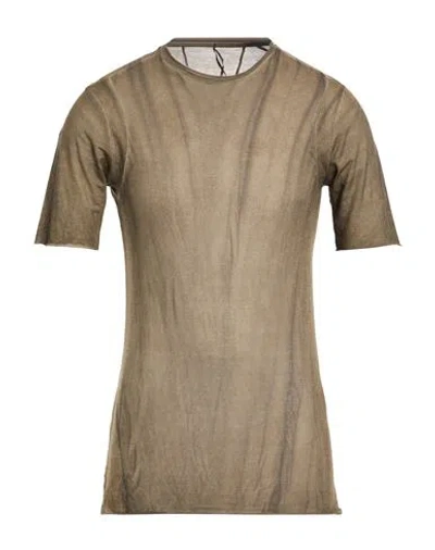 Masnada Man T-shirt Light Brown Size 44 Cotton