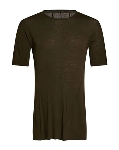 Masnada Man T-shirt Military Green Size 36 Viscose, Polyamide, Cashmere