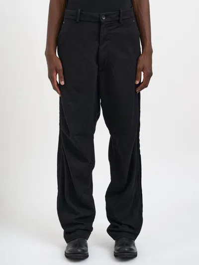 Masnada Oversized Wool Trousers In Blue