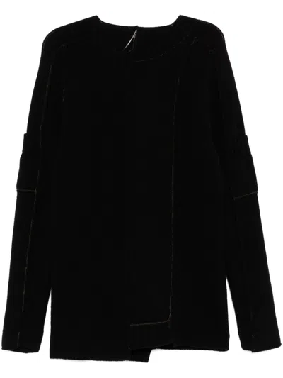 Masnada Paneled Jumper In Black