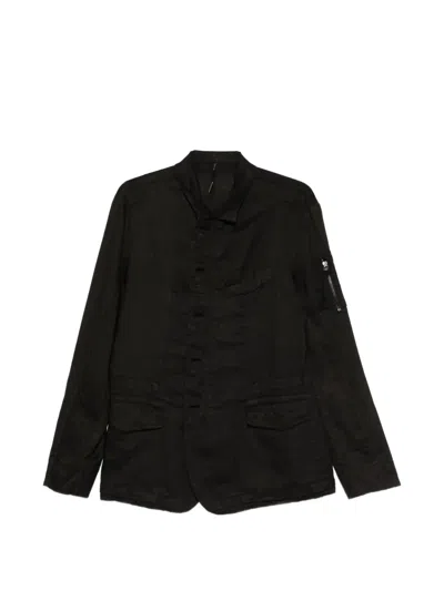 Masnada Pocket Zip Jacket In Black