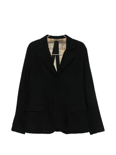 Masnada Single-breasted Blazer In Black