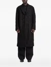 Masnada Textured Coat In Black