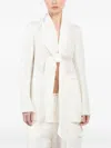 Masnada Tie-front Jacket In White