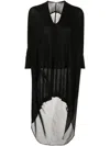 Masnada V-neck Long-sleeve Blouse In Black