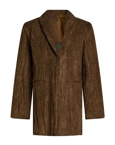 Masnada Woman Blazer Khaki Size 2 Viscose, Polyamide In Beige