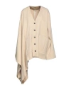 Masnada Woman Cape Ivory Size 6 Wool, Hemp In White