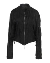 Masnada Woman Jacket Black Size 6 Acrylic, Viscose, Metal