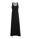 Masnada Woman Maxi Dress Black Size 8 Cotton In Black