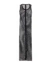 Masnada Woman Maxi Dress Black Size S Polyamide, Elastane