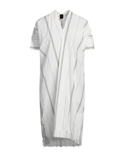 Masnada Woman Midi Dress White Size 8 Cotton