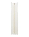 Masnada Woman Midi Dress White Size S Polyamide, Elastane In White
