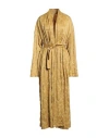 Masnada Woman Overcoat & Trench Coat Marigold Size 4 Acetate, Wool In Yellow
