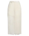 Masnada Woman Pants Beige Size 4 Silk In Beige