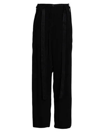 Masnada Woman Pants Black Size 10 Viscose