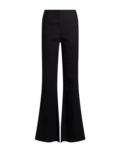 Masnada Woman Pants Black Size 10 Viscose, Polyamide, Elastane