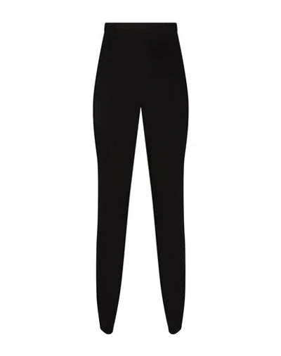 Masnada Woman Pants Black Size 2 Linen, Viscose, Elastane