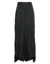 Masnada Woman Pants Black Size 4 Acrylic, Viscose, Metal In Black