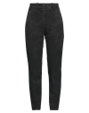 Masnada Woman Pants Black Size 12 Linen In Black